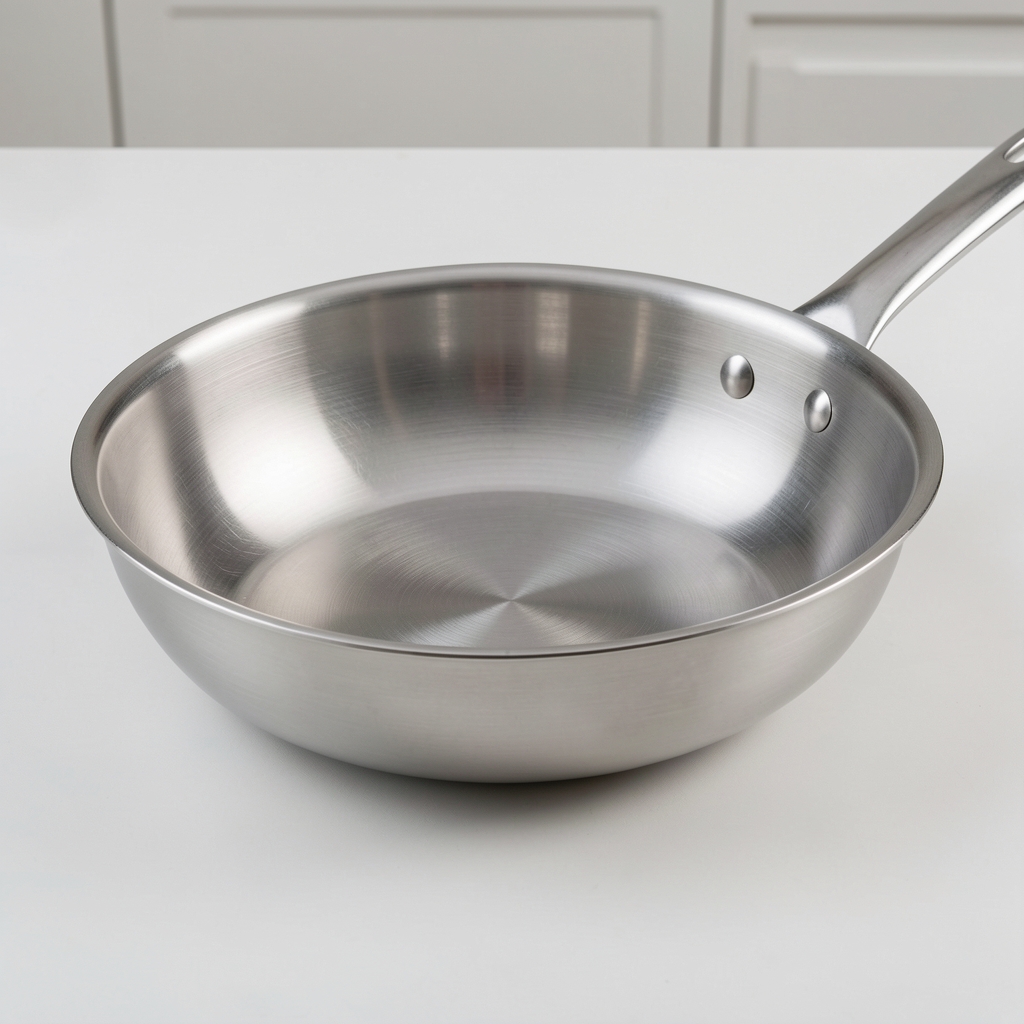 WMF 36 cm çelik wok tavası yüksek kenarlı, karıştırma tabancası çubuk pişirme için ideal
